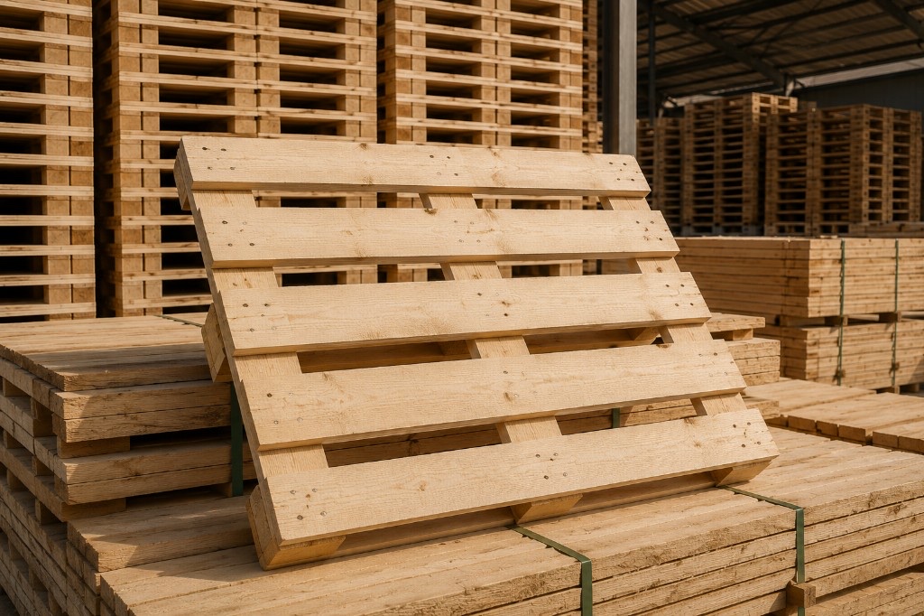 Maßgefertigte industrielle Sonderpaletten aus Holz